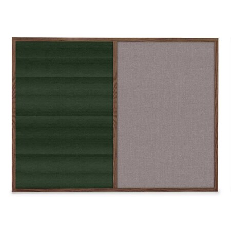United Visual Products Slim Style Indoor Enclosed Corkboard, 48 UVRDS48SBH-WHITE-AMETHY